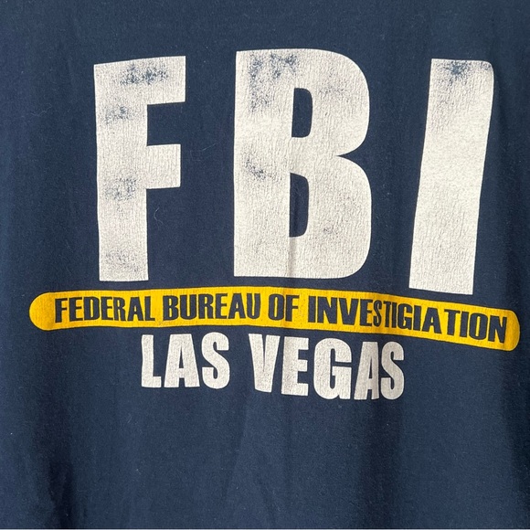 FBI Federal Bureau Of Investigation Las Vegas Tee Sz XXL - Picture 5 of 5